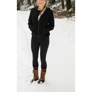 WoolX Women's Size XS Black Stella Merino Wool Blend Leggings b6